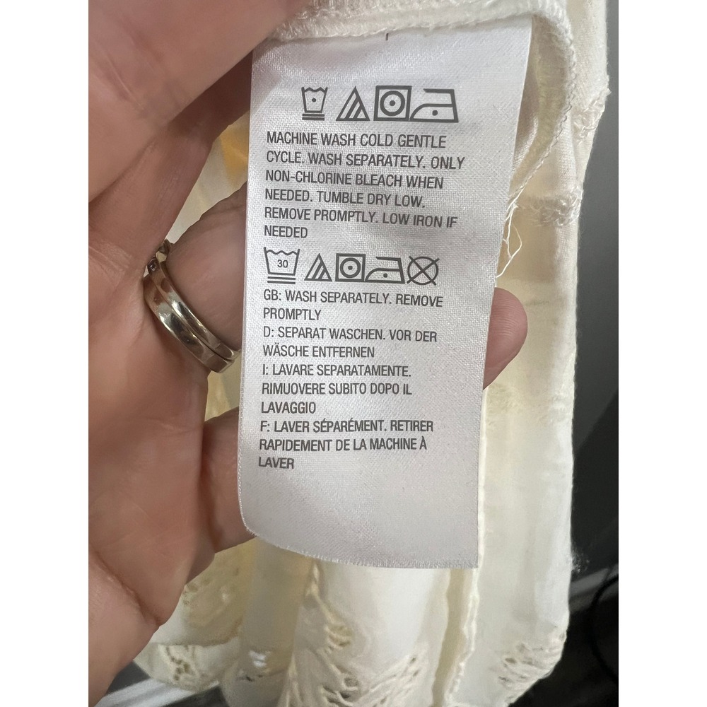 LOGO Lori Goldstein Ivory Layering Tank Lace Trim plus size 2X - Picture 4 of 8